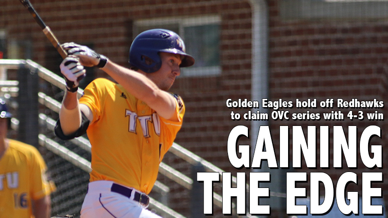 Golden Eagles hold off Redhawks to claim OVC series with 4-3 victory