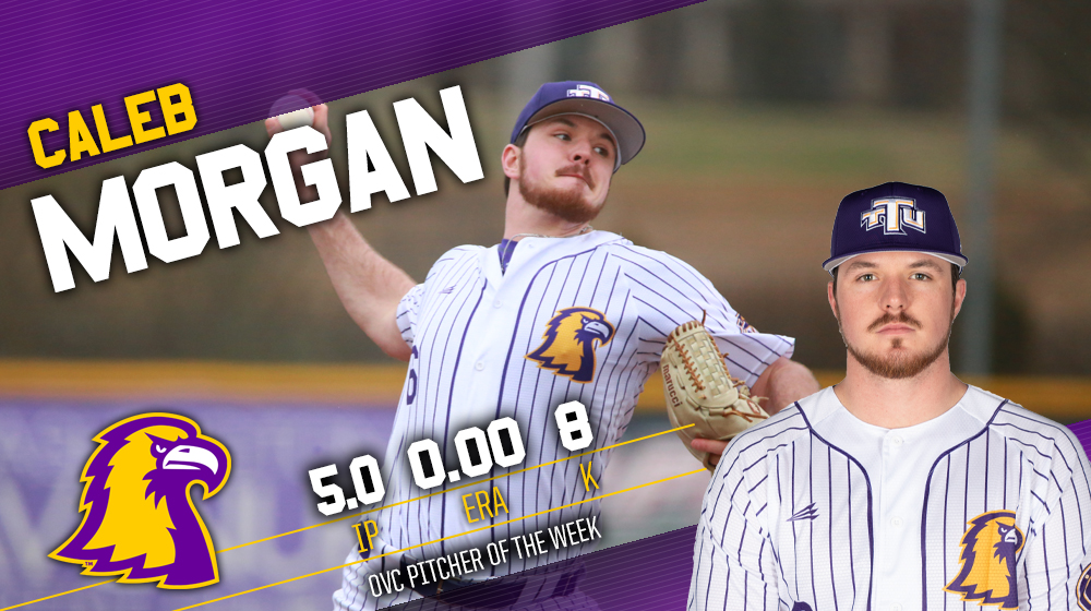 Morgan takes home season's first OVC Pitcher of the Week honor