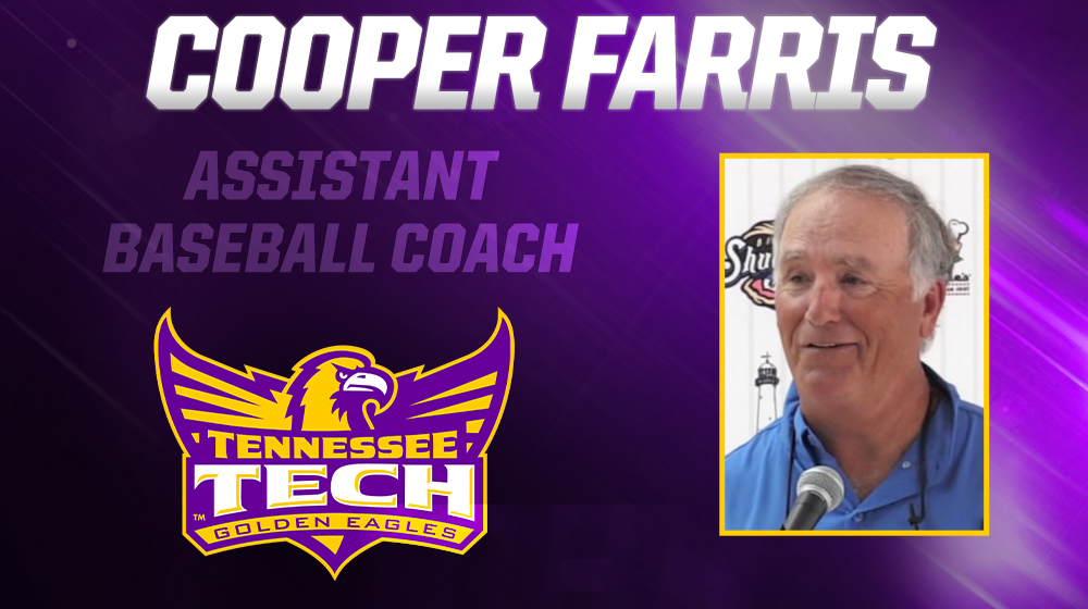 Cooper Farris added to Tech baseball staff as assistant coach