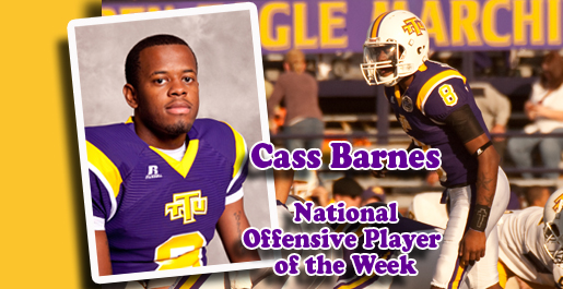 Barnes captures national Player of the Week honors