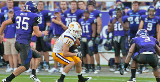 Golden Eagle turnovers help No. 4 TCU roll to 62-7 victory