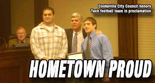 Cookeville City Council honors Golden Eagles, Brown