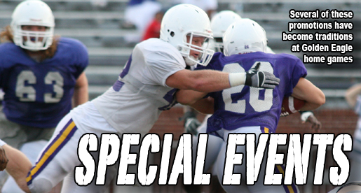 Special events announced for Golden Eagle home football games in 2011