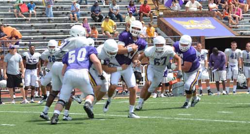 Golden Eagle defense answers the bell in second scrimmage