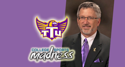 Tech president named collegesportsmadness.com Cheerleader of the Week