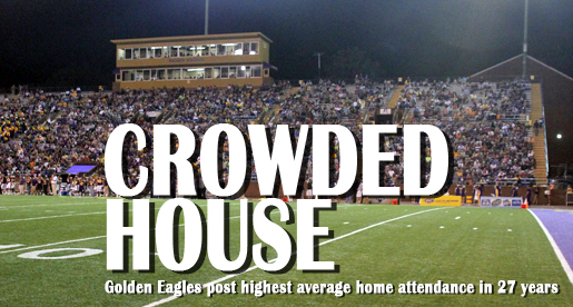 Golden Eagle football draws largest average home attendance in 27 years