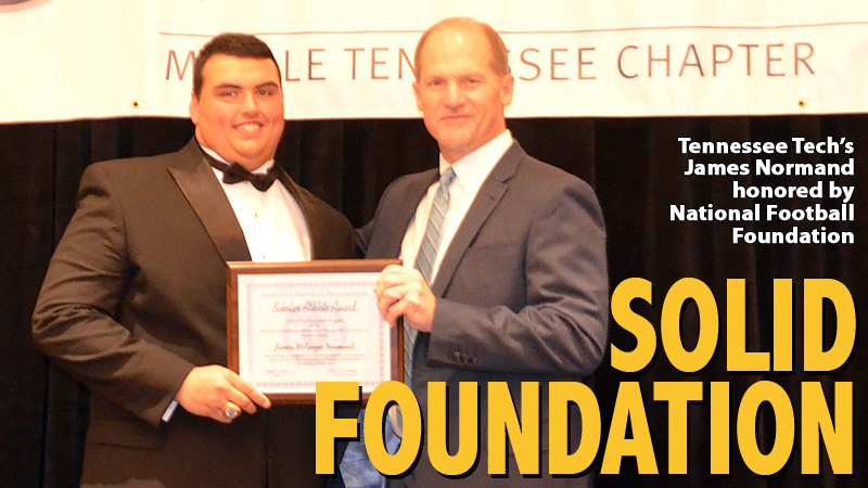 James Normand recognized with National Football Foundation honor