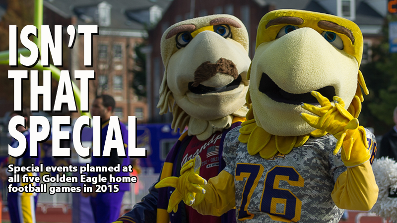 Special events announced for Golden Eagle home football games in 2015