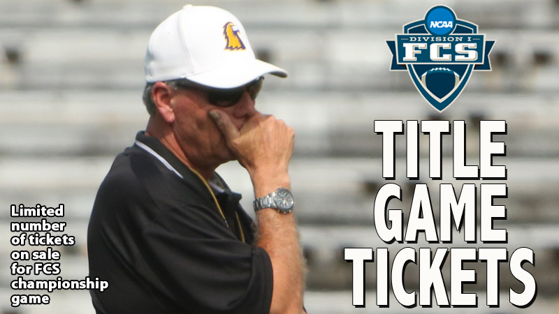 Limited number of tickets now on sale for 2016 NCAA FCS Championship game