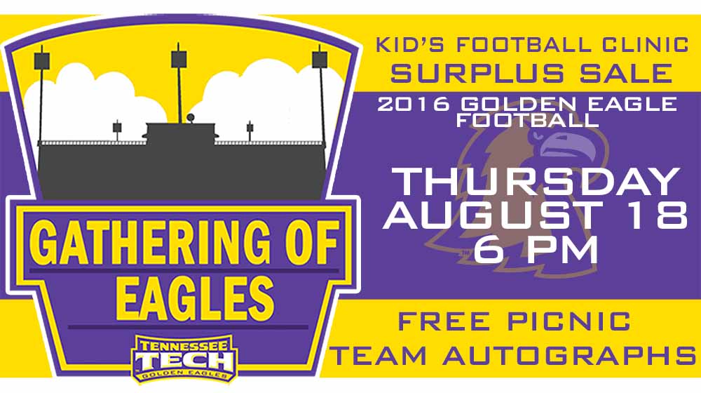 Gathering of Eagles set for Thursday at 6 p.m., to feature team practice, kid's clinic, surplus sale and more