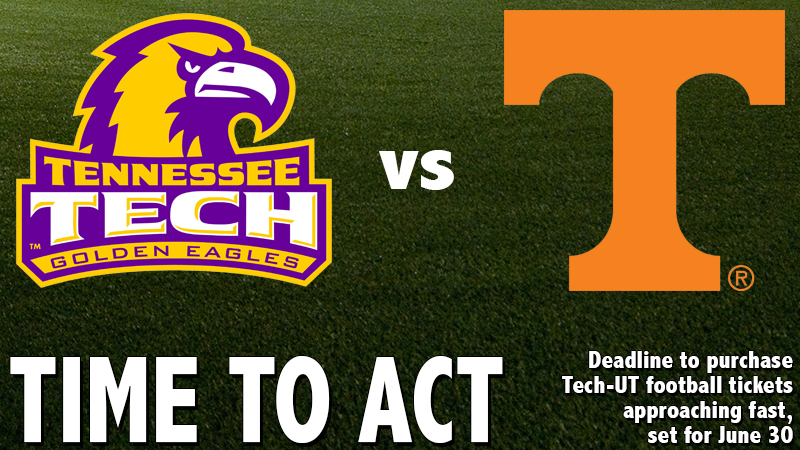 Deadline for Tennessee Tech-UT football game tickets fast approaching