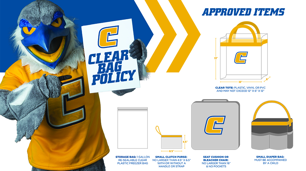 Clear bag policy in place at Chattanooga's Finley Stadium for Tech's season opener