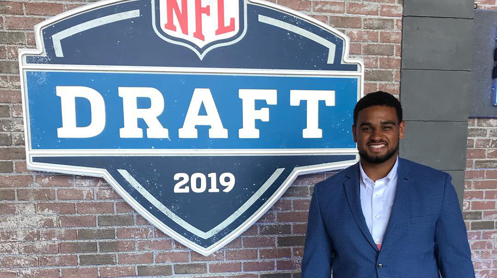 Playing the role -- Tech's Akers helped make NFL Draft a success