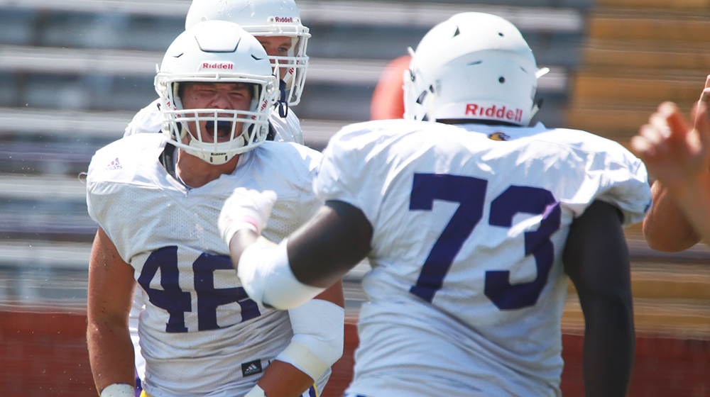 Tech football wraps up scrimmage work with Gathering of Eagles