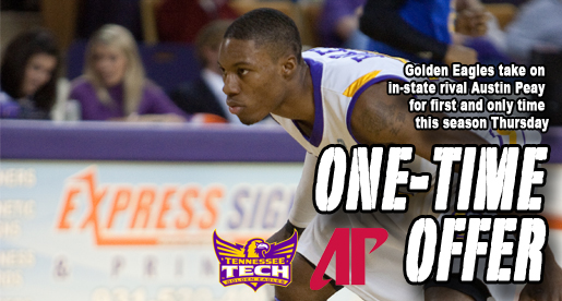 Golden Eagles tackle Austin Peay in Thursday night showdown