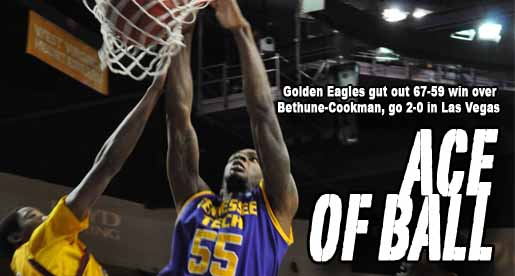 Golden Eagles leave Las Vegas with 67-59 win, upper bracket championship
