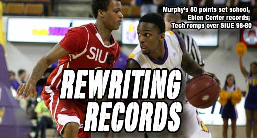 Murphy pours in record-setting 50 points, Tech rolls past SIUE