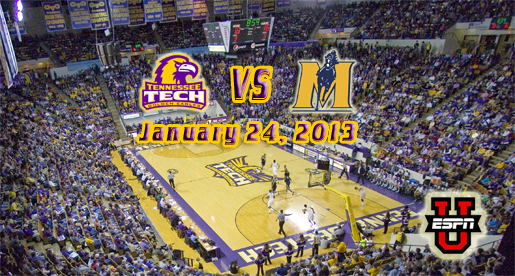 January game vs. Murray State will be nationally televised in Eblen Center