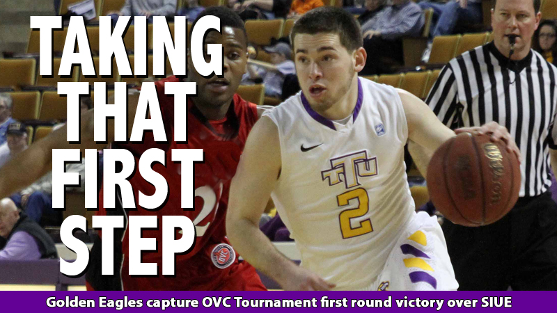 Balance and ball-handling lift Golden Eagles to first round OVC Tournament success