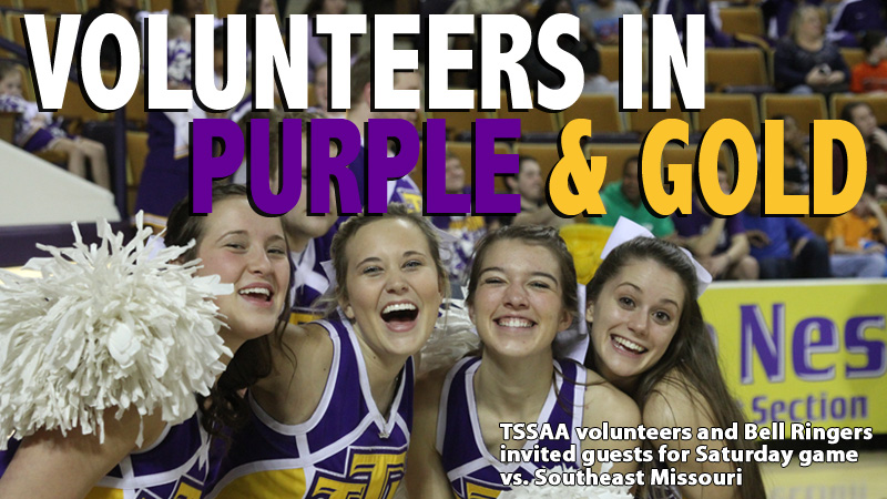 Area volunteers invited guests at Saturday's game vs. Southeast Missouri