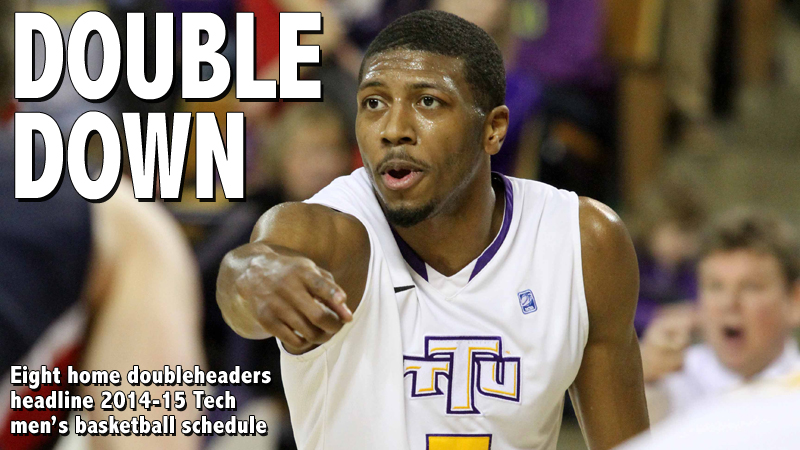 Eight home doubleheaders headline 2014-15 Tech men's basketball schedule