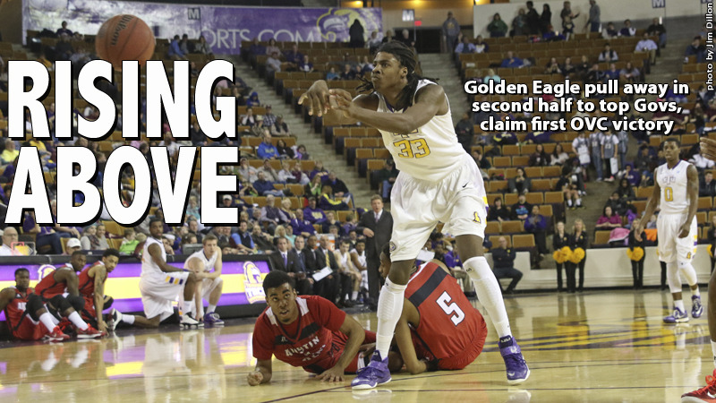 Golden Eagles run away from Governors in second half to claim 72-56 OVC win