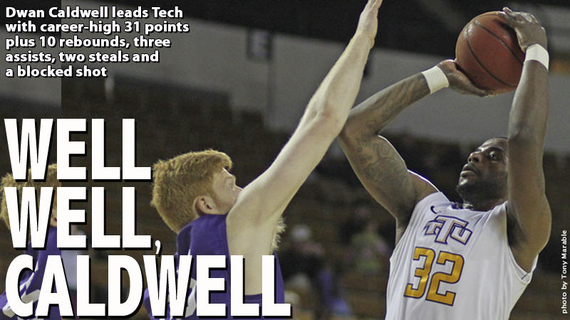 Caldwell, Golden Eagles trim in-state rival Lipscomb by five in Eblen Center