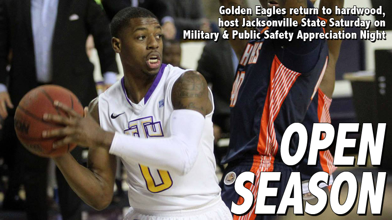 Golden Eagles return to hardwood, host Jax State on Military & Public Safety Appreciation Night