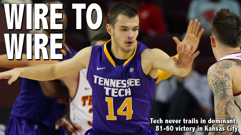 Tech dominates from beginning in 81-60 victory over UMKC