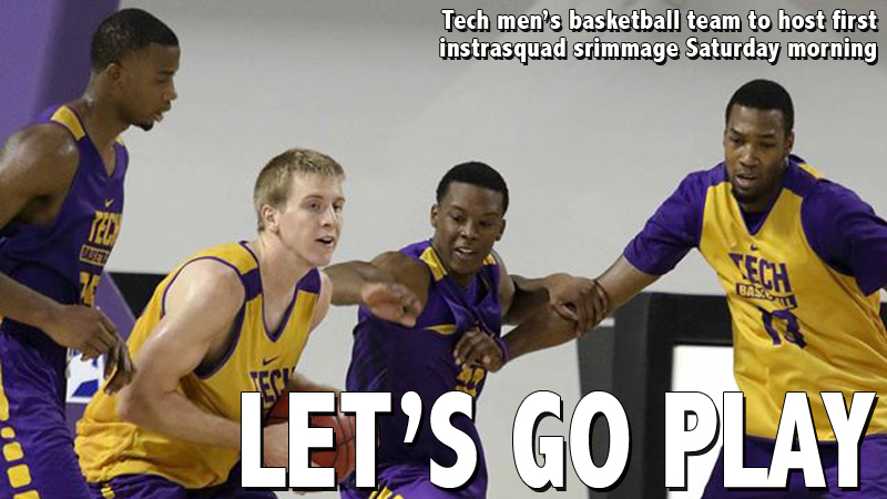 Tech men's basketball team to host first instrasquad scrimmage Saturday morning
