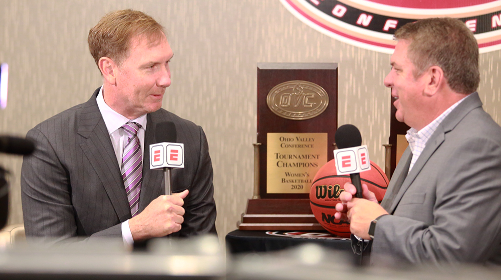 Pelphrey represents Golden Eagles at OVC Media Day, Clay named to Preseason All-OVC Team