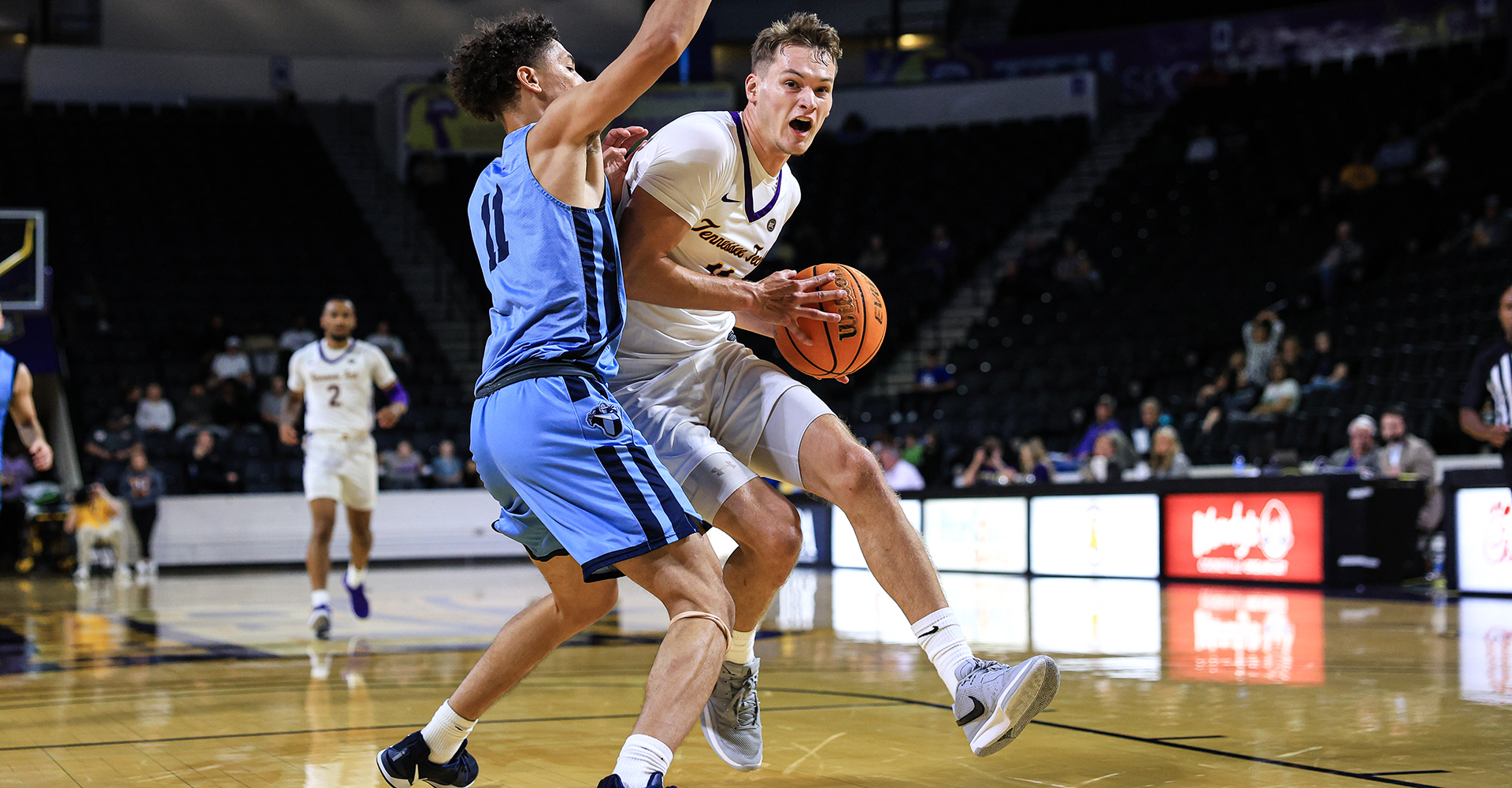 Purple and gold open 2024-25 men's hoops season at Georgia