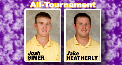 Simer, Heatherly all-tournament, Golden Eagles fifth at North Alabama Spring Classic