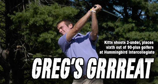 Kitts places sixth, leads Golden Eagles at Hummingbird Intercollegiate