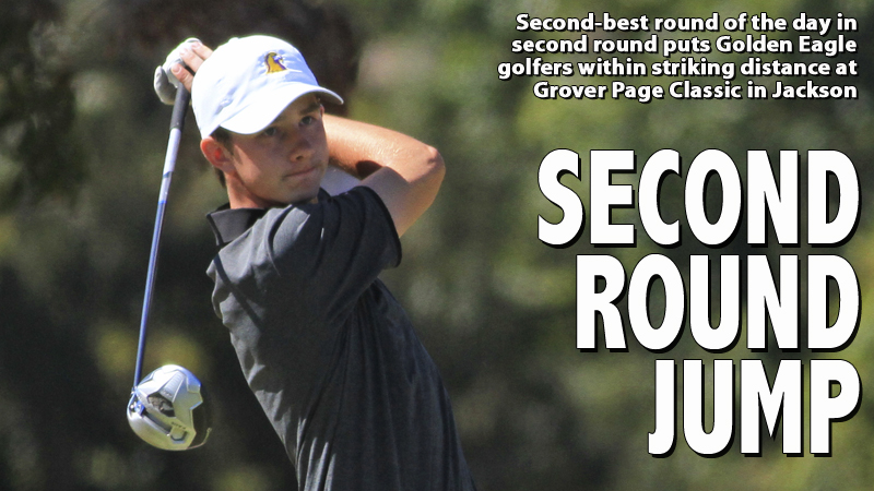 Strong second round Monday bumps Golden Eagles to fourth at Grover Page Classic