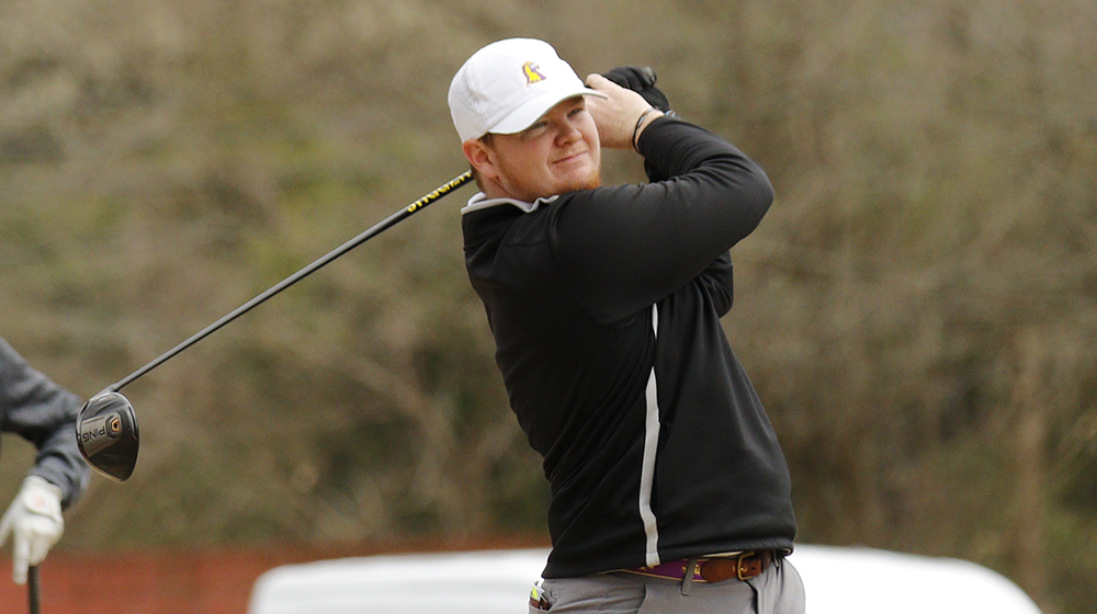Golden Eagles ranked first with one round to play at Grover Page Classic