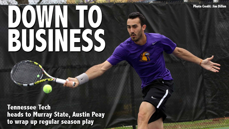 Tech tennis team hits the road for its final two regular season matches