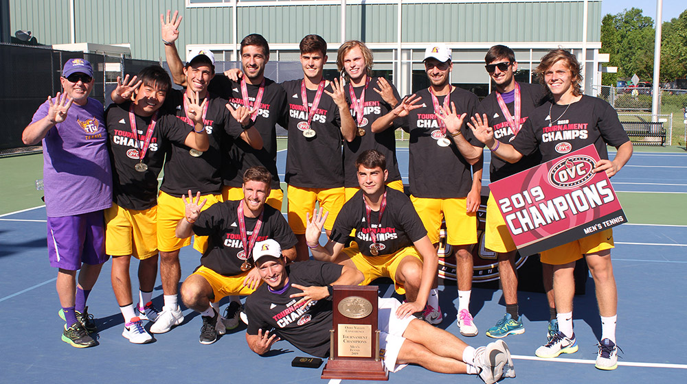 Champs again: Tech tennis earns four-peat with win over JSU in OVC Tournament final
