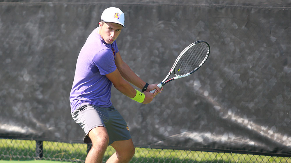 Tech rookies Tosetto and Grubert secure first singles wins in 5-2 loss to Northern Illinois