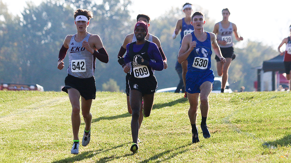 Ababu Mohamed paced the Golden Eagles at the OVC Championships as the team placed ninth on Saturday