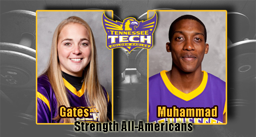 Gates, Muhammad named as TTU Strength All-Americans
