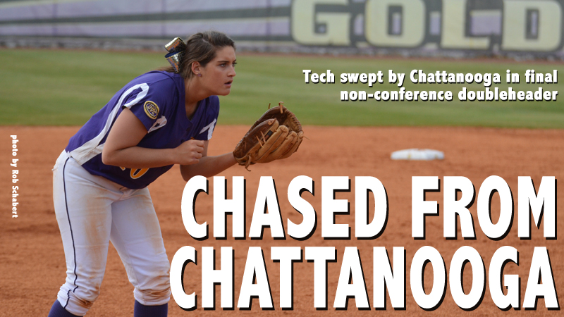 Tech swept in doubleheader at Chattanooga in last non-conference twin bill of the year