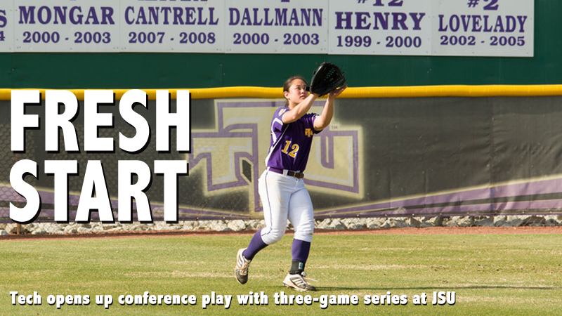 Softball opens up OVC play with three-game set at Jax State