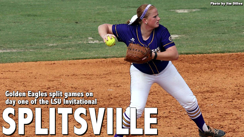 Golden Eagles split games on day one of the LSU Invitational