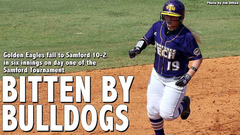 Golden Eagles fall to Samford 10-2 in six innings on day one of the Samford Tournament