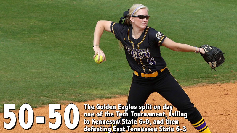 Golden Eagles split on day one of Tech Tournament