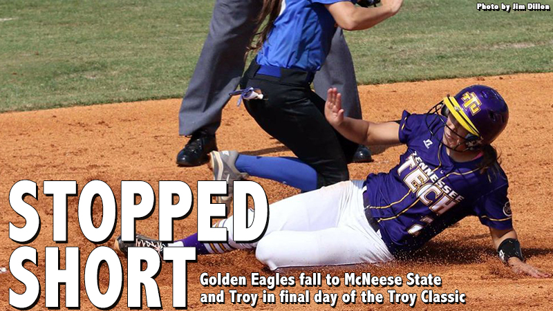 Golden Eagles fall to McNeese State and Troy on final day of Troy Classic