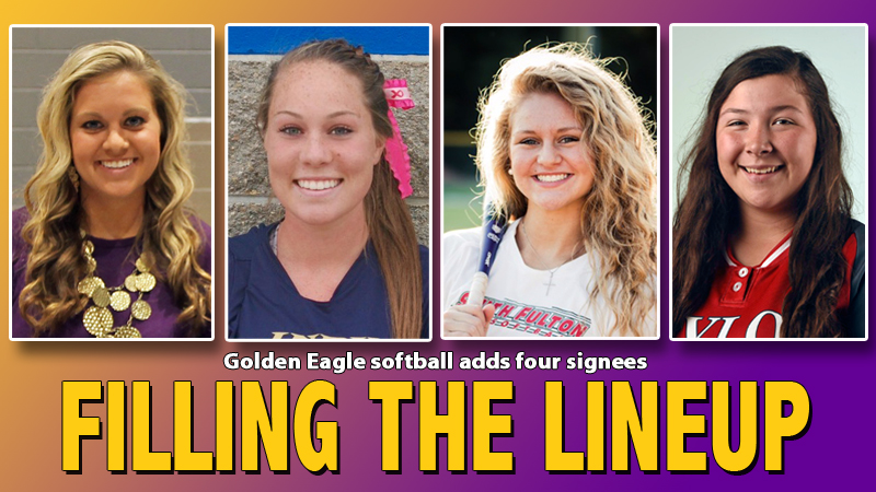Softball staff announces four additions to Golden Eagle roster