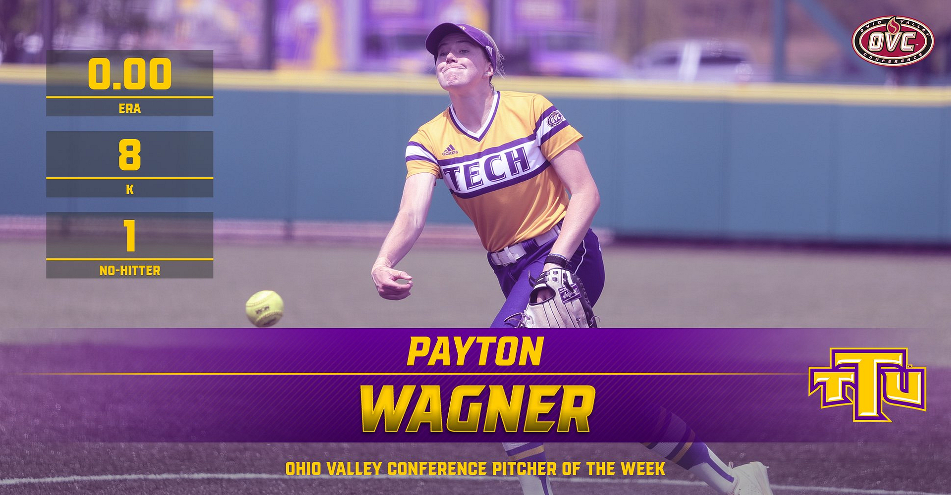 Wagner named co-OVC Pitcher of the Week