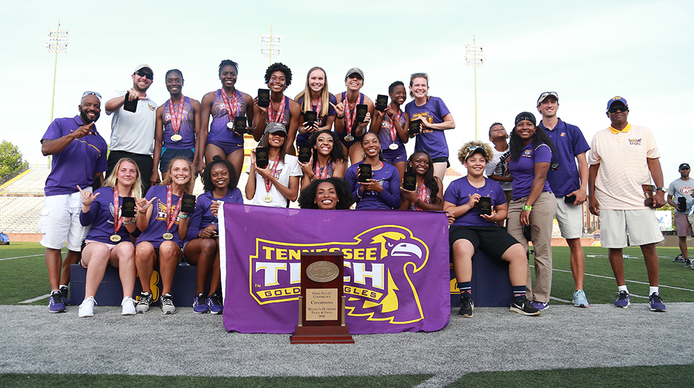 Tech track & field sweeps 2018 conference team titles with win in OVC outdoor championship